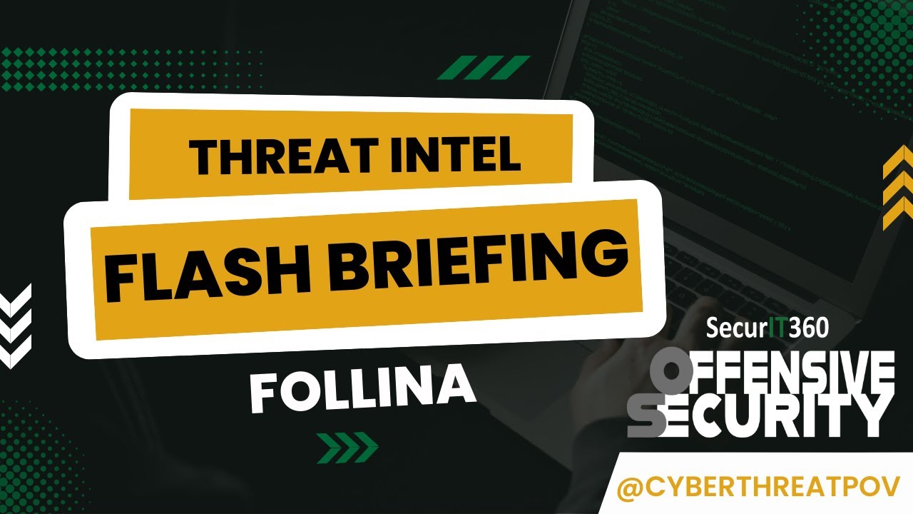 Threat Intel Flash Briefing – Microsoft Diagnostics Tool Remote Code Execution Vulnerability