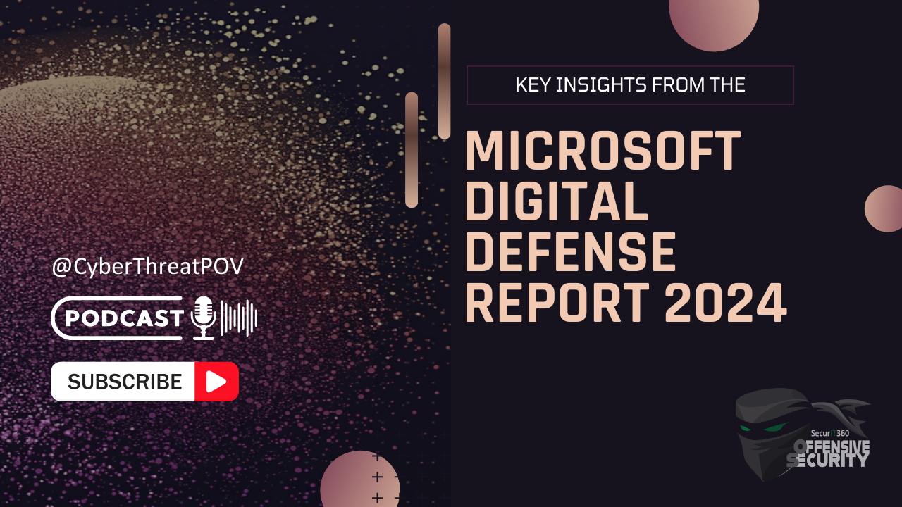 Episode 112: Key Insights From The Microsoft Digital Defense Report 2024